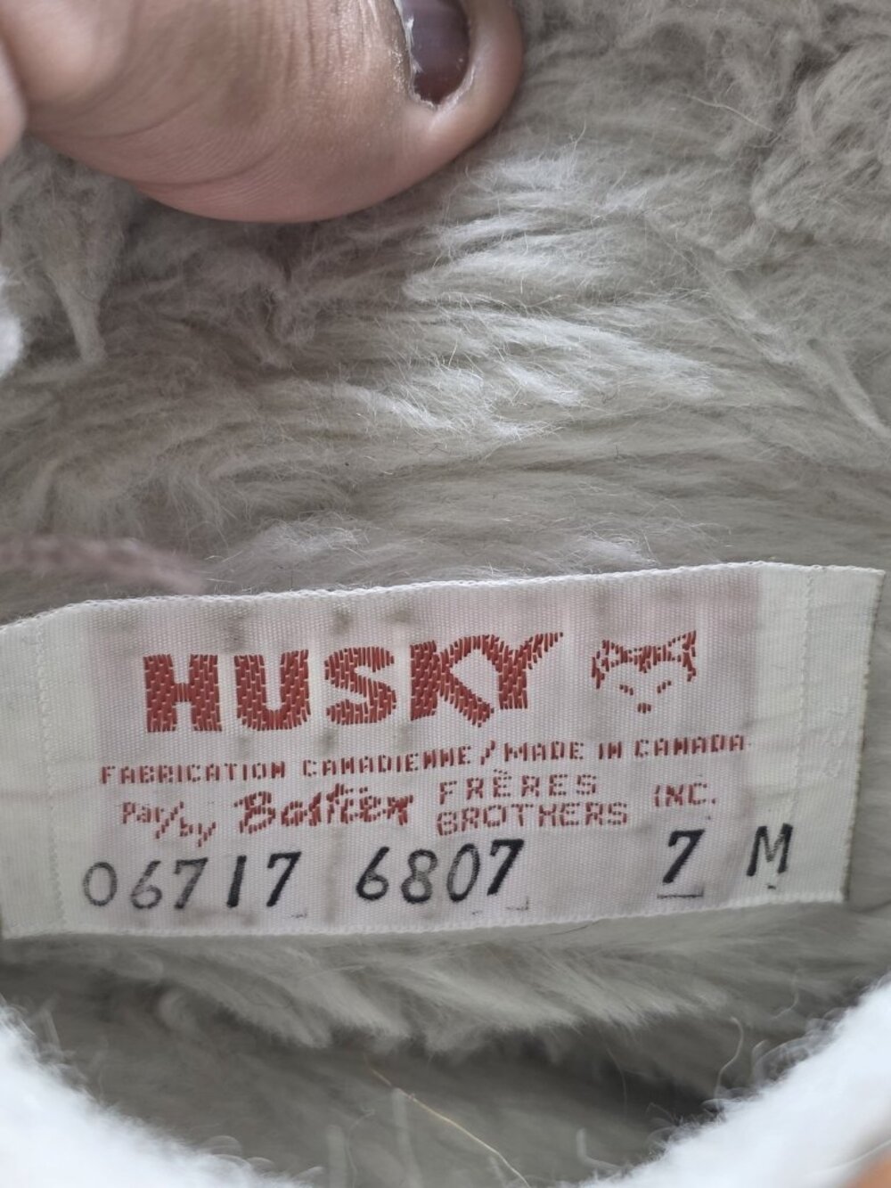 Vintage Husky BastienBoots Womens Size 7 Fur Trim Mid Calf Winter 06717 6807 - Picture 6 of 11